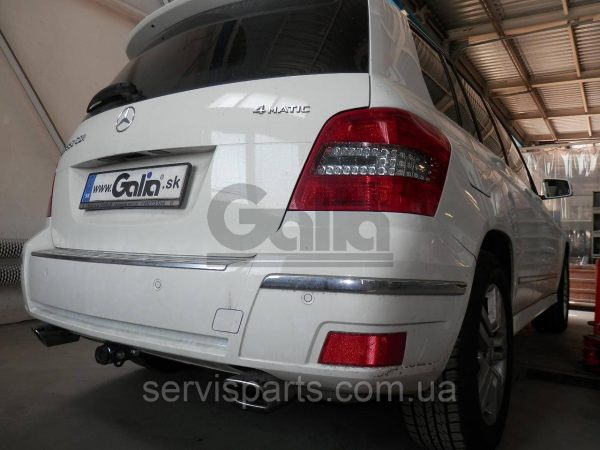 Оцинкований фаркоп на Mercedes-Benz GLK X204 2008-2015 Швидкоз'ємний автомат на ручці - Зображення 5