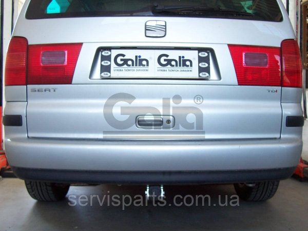 Оцинкований фаркоп Galaxy II 2000-2006 (Форд Галаксі) без підрізування бампера Швидкознімний автомат на ручці - Зображення 7