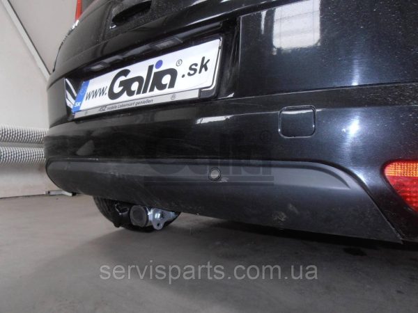 Оцинкований фаркоп на Peugeot 307 2001-2007 хетчбек (без зняття бампера) Швидкознімний автомат на ручці - Зображення 2