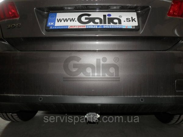 Оцинкований фаркоп на Peugeot 308 II 2013-2021 (хетчбек та универсал) Швидкознімний автомат на ручці - Зображення 3