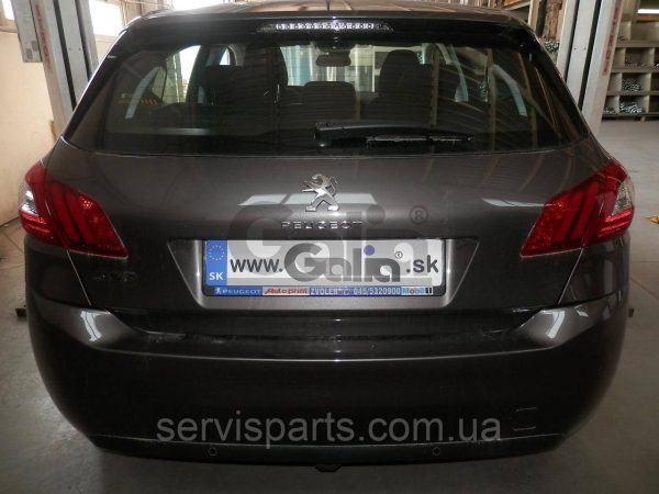 Оцинкований фаркоп на Peugeot 308 II 2013-2021 (хетчбек та универсал) Швидкознімний автомат на ручці - Зображення 7