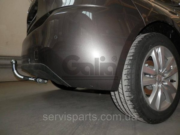 Оцинкований фаркоп на Peugeot 308 II 2013-2021 (хетчбек та универсал) Швидкознімний автомат на ручці - Зображення 8