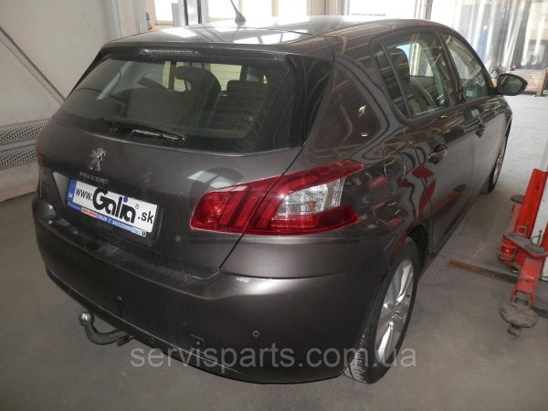 Оцинкований фаркоп на Peugeot 308 II 2013-2021 (хетчбек та универсал) - Зображення 3