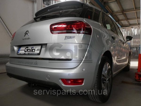 Оцинкований фаркоп на Citroen C4 Picasso 2013- (також Grand Picasso і SpaceTourer) Швидкознімний автомат на ручці - Зображення 3