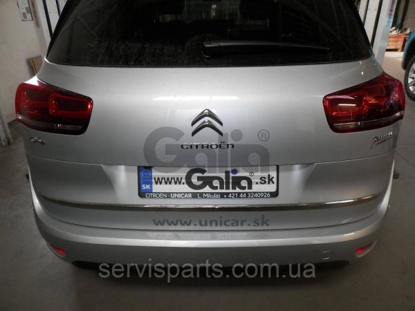 Оцинкований фаркоп на Citroen C4 Picasso 2013- (також Grand Picasso і SpaceTourer) Швидкознімний автомат на ручці - Зображення 5