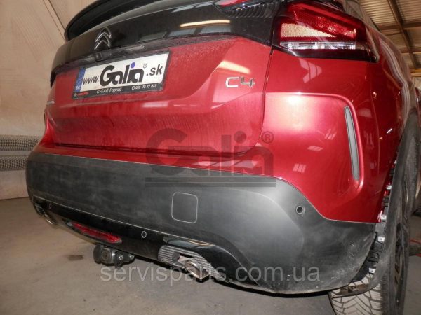 Оцинкований фаркоп на Citroen C4 2020- Швидкознімний автомат на ручці - Зображення 2