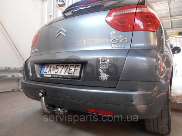 Оцинкований фаркоп на Citroen C4 Picasso 2007-2013 (також Grand Picasso) Швидкознімний автомат на ручці - Зображення 5