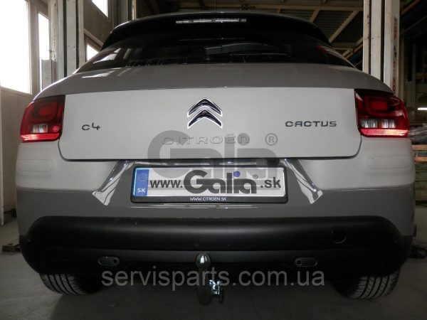 Оцинкований фаркоп на Citroen C4 Cactus 2013-