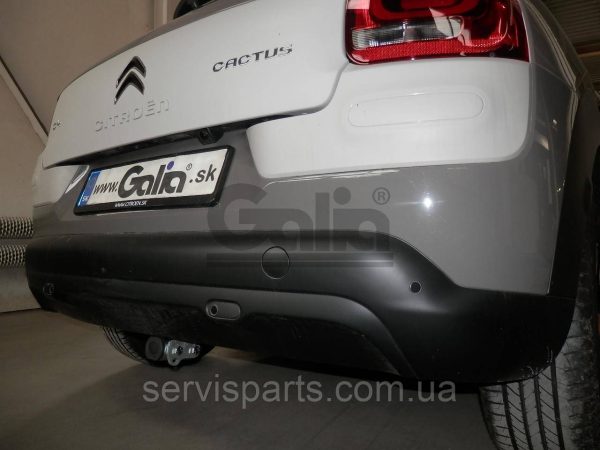 Оцинкований фаркоп на Citroen C4 Cactus 2013- Швидкознімний автомат на ручці