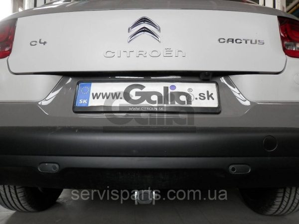 Оцинкований фаркоп на Citroen C4 Cactus 2013- Швидкознімний автомат на ручці - Зображення 3