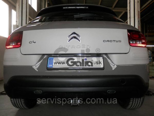 Оцинкований фаркоп на Citroen C4 Cactus 2013- Швидкознімний автомат на ручці - Зображення 6