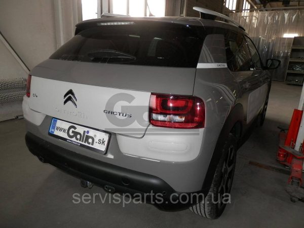 Оцинкований фаркоп на Citroen C4 Cactus 2013- Швидкознімний автомат на ручці - Зображення 7
