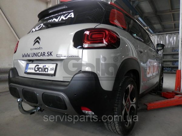 Оцинкований фаркоп на Citroen C3 AirCross 2017- - Зображення 2