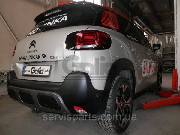 Оцинкований фаркоп на Citroen C3 AirCross 2017- Швидкознімний автомат на ручці - Зображення 3