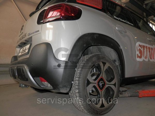 Оцинкований фаркоп на Citroen C3 AirCross 2017- Швидкознімний автомат на ручці - Зображення 2