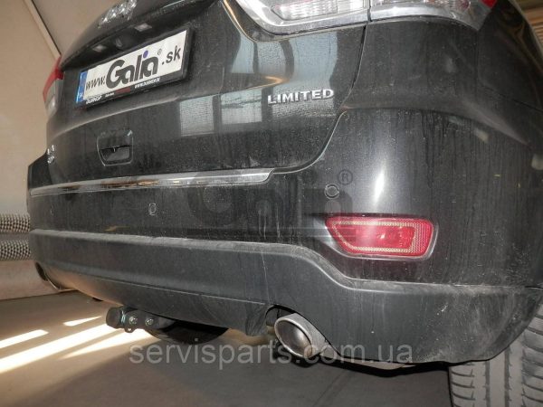 Фаркоп Jeep Grand Cherokee 2010- (Джип Гранд Черокі) Швидкознімний автомат на ручці