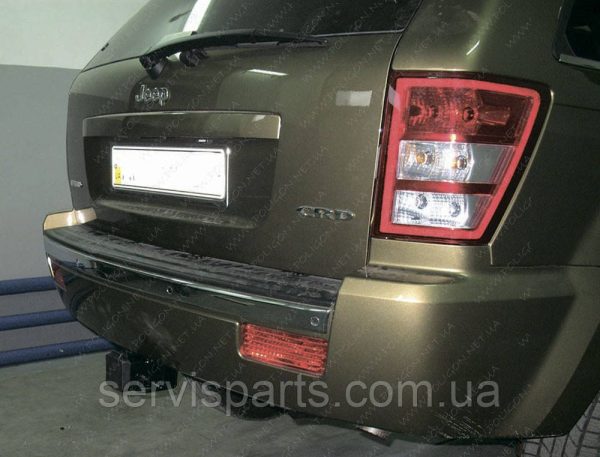 Знімний фаркоп на Jeep Grand Cherokee WK 2005-2010 (без підрізу бампера) американська вставка під квадрат