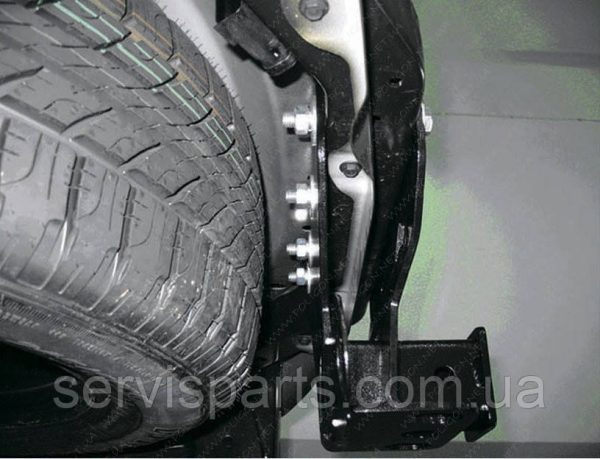 Знімний фаркоп на Jeep Grand Cherokee WK 2005-2010 (без підрізу бампера) американська вставка під квадрат - Зображення 4