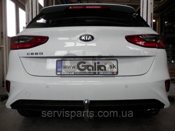 Оцинкований фаркоп на Kia Ced 5d 2018 - без підрізання бампера. - Зображення 3