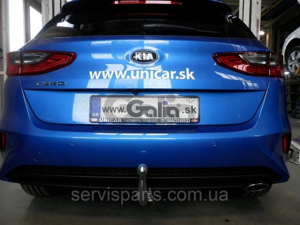 Оцинкований фаркоп на Kia Ced 5d 2018 - без підрізання бампера. - Зображення 9