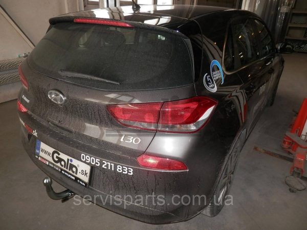 Оцинкований фаркоп на Hyundai I30 хетчбек 2016-2018 (3dv, 5dv) - Зображення 4