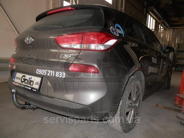 Оцинкований фаркоп на Hyundai I30 хетчбек 2016-2018 (3dv, 5dv) - Зображення 5