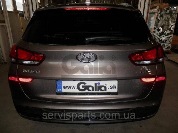Оцинкований фаркоп Hyundai I30 универсал 2018- (Хундай Ай30) Швидкознімний автомат на ручці - Зображення 6