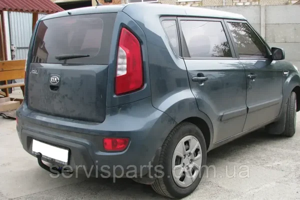 Український фаркоп на Kia Soul 2008-2014 (Кіа Соул) без підрізання бампера - Зображення 4
