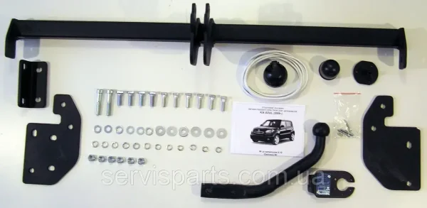 Український фаркоп на Kia Soul 2008-2014 (Кіа Соул) без підрізання бампера - Зображення 8