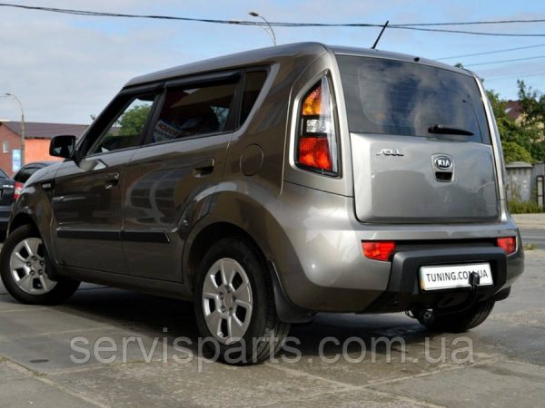 Український фаркоп на Kia Soul 2008-2011 (Кіа Соул) без підрізання бампера - Зображення 2