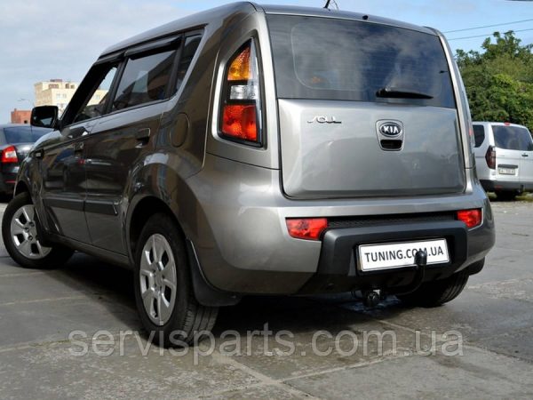 Український фаркоп на Kia Soul 2008-2011 (Кіа Соул) без підрізання бампера - Зображення 3