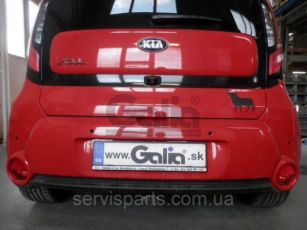 Оцинкований фаркоп на Kia Soul 2014-2019 (Кіа Соул) Швидкознімний автомат на ручці - Зображення 4