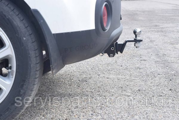 Знімний фаркоп на Kia Soul 2014-2019 (Кіа Соул) американська вставка під квадрат - Зображення 4
