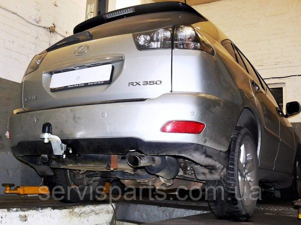 Український фаркоп на Lexus RX330/350/400 2003-2009 американська вставка під квадрат - Зображення 2