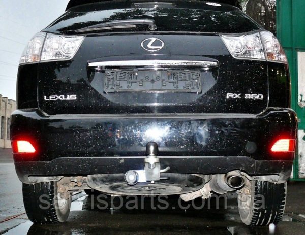 Український фаркоп на Lexus RX330/350/400 2003-2009 американська вставка під квадрат - Зображення 3