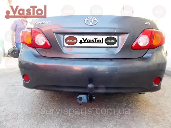 Український фаркоп Toyota Corolla E150 2007-2013 (USA ринок) без підрізання бампера - Зображення 3