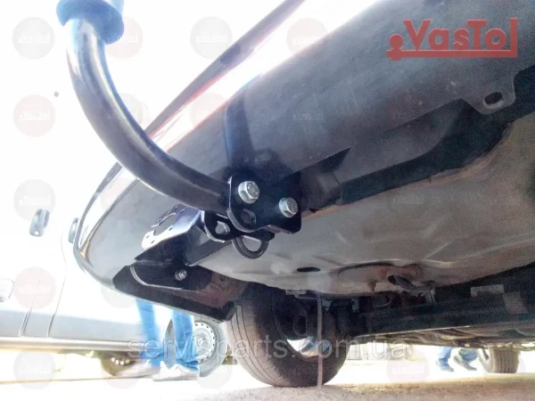 Український фаркоп Toyota Corolla E150 2007-2013 (USA ринок) без підрізання бампера - Зображення 4