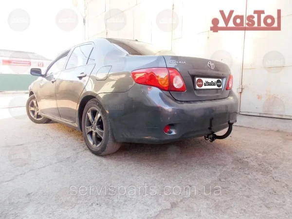 Український фаркоп Toyota Corolla E150 2007-2013 (USA ринок) без підрізання бампера - Зображення 2
