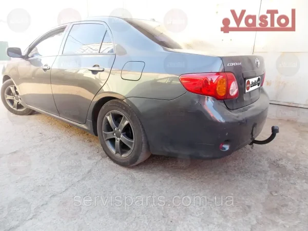 Український фаркоп Toyota Corolla E150 2007-2013 (USA ринок) без підрізання бампера - Зображення 5