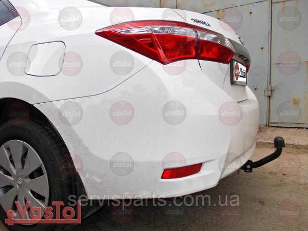 Український фаркоп Toyota Corolla E180 2013-2018 (Тойота Корола) без підрізання бампера - Зображення 6
