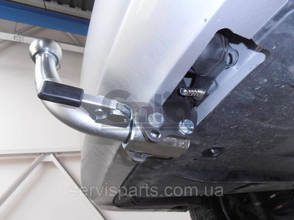 Оцинкований фаркоп на Toyota Corolla E15 2007-2013 Швидкознімний автомат на ручці - Зображення 3