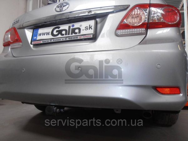 Оцинкований фаркоп на Toyota Corolla E15 2007-2013 Швидкознімний автомат на ручці - Зображення 5
