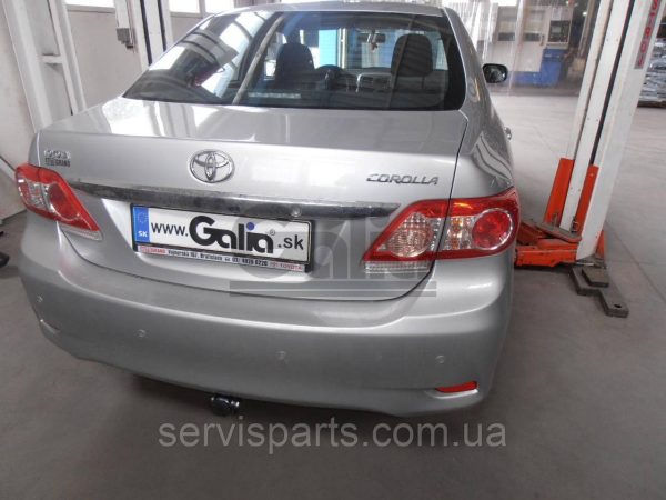 Оцинкований фаркоп на Toyota Corolla E15 2007-2013 Швидкознімний автомат на ручці - Зображення 6