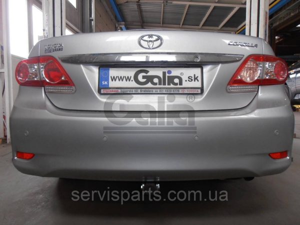 Оцинкований фаркоп на Toyota Corolla E15 2007-2013 Швидкознімний автомат на ручці - Зображення 7