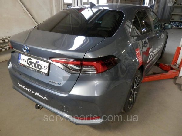 Оцинкований фаркоп на Toyota Corolla E210 2019- Швидкознімний автомат на ручці