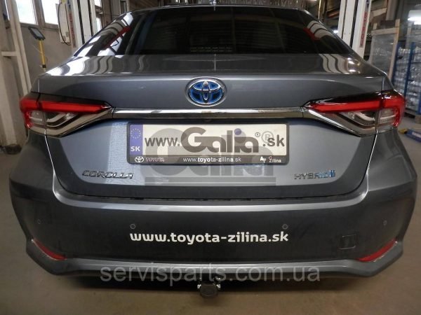 Оцинкований фаркоп на Toyota Corolla E210 2019- Швидкознімний автомат на ручці - Зображення 2