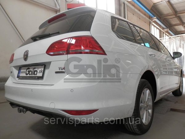 Оцинкований фаркоп на Volkswagen Golf VII SW универсал 2013 - (4WD, Alltrack також) Швидкознімний автомат на ручці - Зображення 6