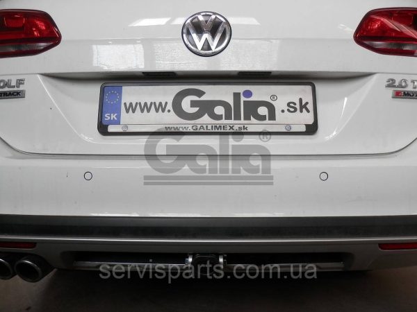 Оцинкований фаркоп на Volkswagen Golf VII SW универсал 2013 - (4WD, Alltrack також) Швидкознімний автомат на ручці - Зображення 7