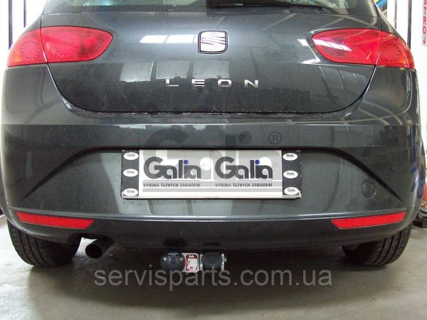 Оцинкований фаркоп на Seat Leon II 2004-2012 Швидкознімний автомат на ручці - Зображення 2