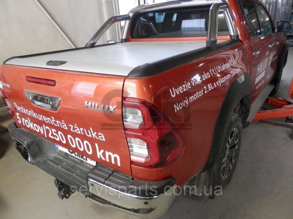 Оцинкований фаркоп на Toyota HiLux 2015- Швидкознімний автомат на ручці - Зображення 2